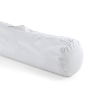 LA REDOUTE INTERIEURS, 2er-Pack Kissen-/Nackenrollenschonbezüge, Cretonne aus reiner Baumwolle, La Redoute Intérieurs - 2er-Pack Nackenrollen-Schonbezüge, 90cm, Weiss