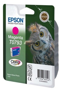 Epson, Epson T0793 Claria magenta Tintenpatrone, EPSON EPSON T0793 Druckerpatrone Magenta passend für: Epson T079 Series;Stylus Photo 1400;Stylus Photo 1500W;Stylus Photo P50;Stylus Photo PX650;Stylus Photo PX660;Stylus Photo PX700W;Stylus Photo PX710W;Stylus Photo PX720WD;Stylus Photo PX730WD;Sty