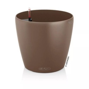 Lechuza, Lechuza - 4er-Set Blumenkästen mit Integriertem Bewässerungssystem Classico Color 21 - Dunkelbeige, Lechuza Pflanzentopf CLASSICO Color 21 Braun