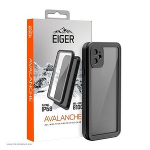 Apple, Eiger - iPhone 12 Avalanche Case Wasserfeste Outdoor Schutz Hülle IP68 (EGCA00265) - Schwarz, Eiger iPhone 12 Outdoor Cover 
