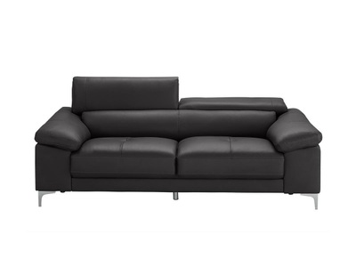 Vente-unique, Ledersofa 3Sitzer SOLANGE Ledersofa 3Sitzer SOLANGE, Vente-unique - Ledersofa 3Sitzer SOLANGE, One Size, Anthrazit