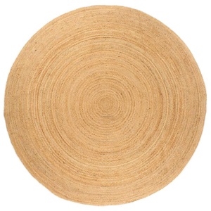 vidaXL, vidaXL Teppich Jute Geflochten 180 cm Rund, VidaXL - Teppich jute, One Size, Beige