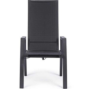 mutoni lifestyle, Garten Armlehnstuhl Steven mit Relaxfunktion anthrazit, 