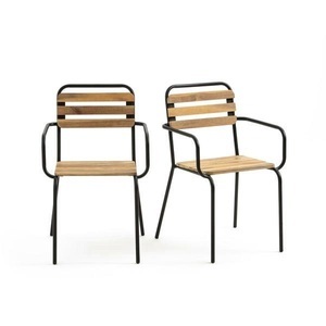 LA REDOUTE INTERIEURS, 2er-Set Gartensessel Dexoto, 