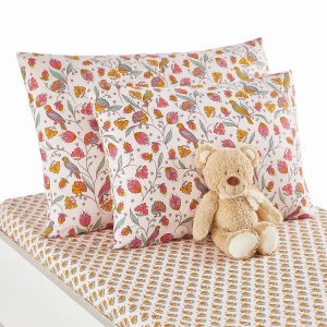 LA REDOUTE INTERIEURS, Baby-Kissenbezug Bertille aus reiner Baumwolle, Baby-Kissenbezug Bertille aus reiner Baumwolle