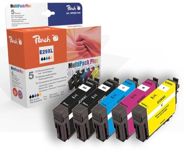 Peach, Peach Spar Pack Plus Tintenpatronen kompatibel zu Epson No. 29XL, Peach Tinte Epson No. 29XL Multi-Plus Black/Cyan/Magenta/Yellow