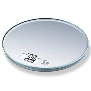 BEURER, Beurer KS 28 - Elektronische Küchenwaage (Silber), BEURER Küchenwaage »KS28 Silberfarben«
