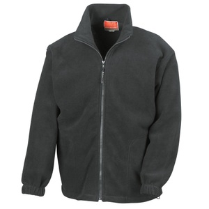 Result, Fleecejacke, Antipilling Herren Schwarz XXL