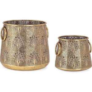 mutoni lifestyle, Laterne Larjam gold (2er-Set), Laterne Larjam gold (2er-Set)