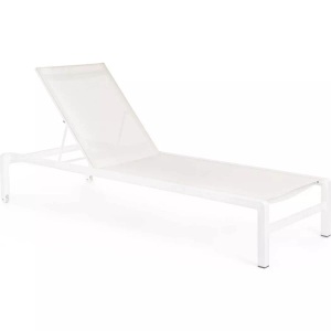 mutoni Garten Deluxe, Rollenliege Konnor CX21 weiss, Rollenliege Konnor CX21 weiss