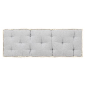 vidaXL, vidaXL Palettensofa-Kissen Grau 120x40x7 cm, 