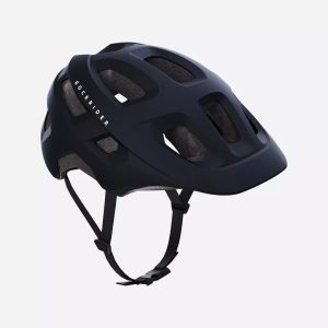 ROCKRIDER, Mtb Fahrradhelm ? Expl 100 Unisex Blau Bedruckt L, ROCKRIDER - Helm EXPL 100, L, Charcoal Black