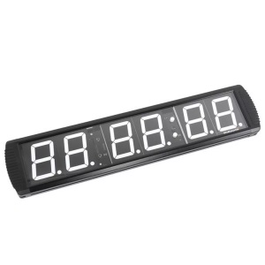 Gladiatorfit, GladiatorFit Wand-Timer für Fitness-Intervall + Fernbedienung Wand-Timer, GladiatorFit - Wand-Timer für Fitness-Intervall + Fernbedienung, One Size, Schwarz