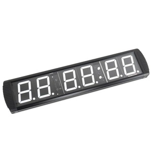 Gladiatorfit, GladiatorFit Wand-Timer für Fitness-Intervall + Fernbedienung Wand-Timer, GladiatorFit - Wand-Timer für Fitness-Intervall + Fernbedienung, One Size, Schwarz