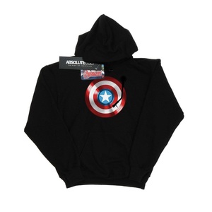 Marvel, Captain America Drehscheibe Hoodie Damen Schwarz L, 