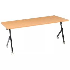 Beliani, Beliani - Zusammenklappbarer Schreibtisch aus Melaminbeschichtete Spanplatte (MFC) Modern BENDI, One Size, Braun Bunt