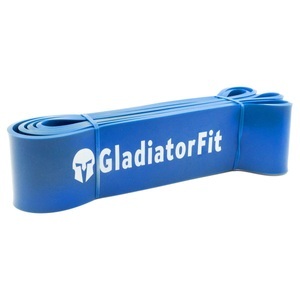 Gladiatorfit, GladiatorFit Elastische Widerstandsbinde aus Latex Fitnessband, GladiatorFit - Elastische Widerstandsbinde aus Latex One Size, Blau