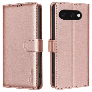 Cover-Discount, Cover-Discount - Google Pixel 9a BINFEN Leder Etui Hülle mit RFID Blocker, Rosa