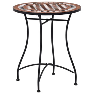 Diverse Hardware, Mosaik-Bistrotisch Braun 60 cm Keramik, vidaXL Bistrotisch Mosaik Keramik Braun 60 cm