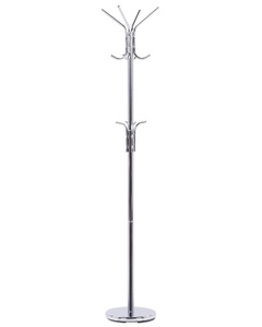 Beliani, Beliani Kleiderständer Chromstahl silber CLAXTON, Beliani - Garderobenständer aus Stahl Modern CLAXTON, One Size, Antikes Silber