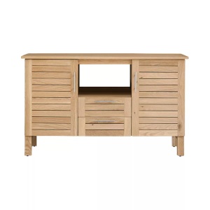 Tikamoon, Waschtischunterschrank aus massiver Eiche 125 cm Soho Waschtischunterschrank aus massiver Eiche 125 cm Soho, Tikamoon - Waschtischunterschrank aus massiver Eiche 125 cm Soho, One Size, Zimt