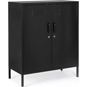 mutoni lifestyle, Kommode Cambridge schwarz 80x40x101, Kommode Cambridge schwarz 80x40x101