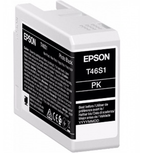 Epson, Epson Tintenpatrone T46S100 photo schwarz, Epson Tintenpatrone, photo, schwarz, SureColor SC-P700, T46S100, (26ml)