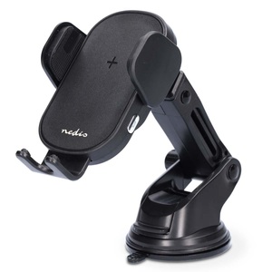 Nedis, Kabelloses Autoladegerät | 7,5 / 10 / 15 W | 1,5 / 1,67 / 2 A | 1,00 m | FOD / Überhitzungsschutz / Überspannung / Überstrom | USB Typ-C? | Kabel im Lieferumfang enthalten