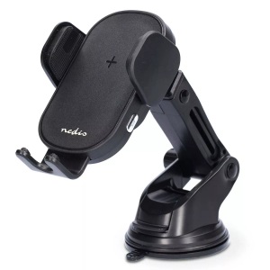 Nedis, Kabelloses Autoladegerät | 7,5 / 10 / 15 W | 1,5 / 1,67 / 2 A | 1,00 m | FOD / Überhitzungsschutz / Überspannung / Überstrom | USB Typ-C? | Kabel im Lieferumfang enthalten
