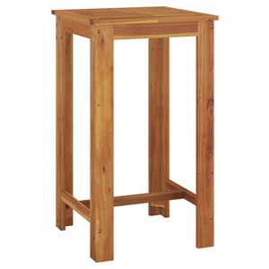 vidaXL, vidaXL Garten-Bartisch 60x60x105 cm Massivholz Akazie, vidaXL Garten-Bartisch 60x60x105 cm Massivholz Akazie