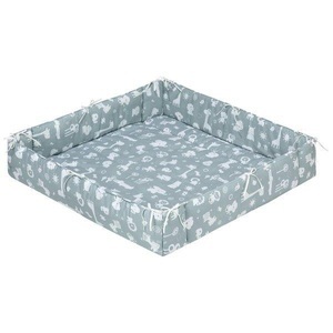 Alvi, ALVI Laufgittereinlage 70-100x100 cm Zootiere puderblau, ALVI Laufgittereinlage Universal Zootiere