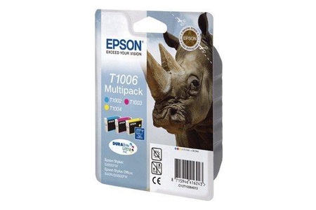 Epson, Original Multipack Epson T100640, Epson Tintenpatrone, farbig, Rhino, Multipack, C13T10064010