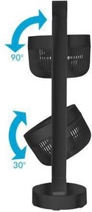 Sonnenkönig, Standventilator, Sonnenkönig, »VIND 2«, Sonnenkönig VIND 2 Standventilator schwarz