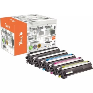 Peach, Peach 111854 Tn-230 Combi Pack Toner, Peach B230 5 Toner (2*bk, c/m/y) ersetzt Brother TN-230 für z.B. Brother DCP -9010 CN, Brother HL -3000, Brother HL -3040 CN