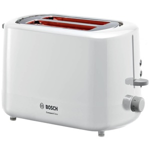 Bosch Haushalt, Bosch Haushalt TAT3A111 Toaster mit Brötchenaufsatz Weiß, Bosch Kompakt Toaster, Weiß, TAT3A111