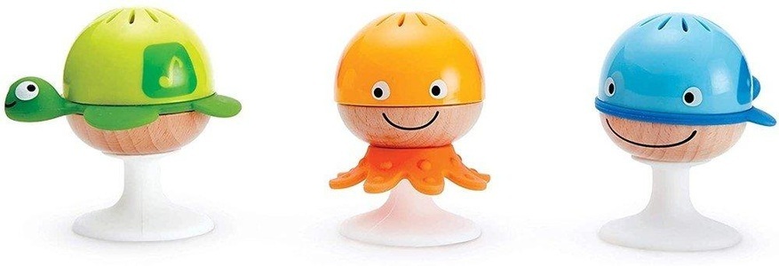 Hape, Meerestiere-Rasseln HAPE mehrfarbig, HAPE Meerestiere-Rasseln mehrfarbig
