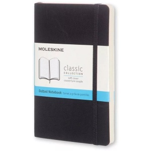 undefined, Moleskine Notizbuch, Pocket Size, Punktraster, schwarz, Moleskine Notizbuch P, A6, Punkte, schwarz, 892734