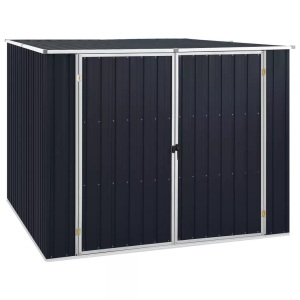vidaXL, vidaXL Gerätehaus Anthrazit 195x198x159 cm Verzinkter Stahl, VidaXL - Gerätehaus stahl, One Size, Grau