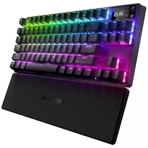 Steelseries, Steelseries Apex Pro WL Kabellos Gaming-Tastatur Deutsch, QWERTZ Schwarz, Apex Pro TKL Wireless, Gaming-Tastatur