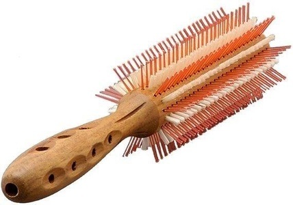 YS Park, YS Park Professional Brush (Haarpflege, Kämme und Bürsten) 60x222 mm, Y.S. Park Holzrundbürste 40G4 42x215 mm