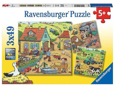 Ravensburger Verlag, Viel los auf dem Bauernhof (Kinderpuzzle), Ravensburger Puzzle »Viel los auf dem Bauernhof«, (147 tlg.)