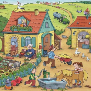 Ravensburger Verlag, Viel los auf dem Bauernhof (Kinderpuzzle), Ravensburger Puzzle »Viel los auf dem Bauernhof«, (147 tlg.)