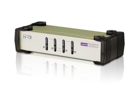 ATEN, ATEN CS84U-AT 4 Port KVM-Umschalter VGA USB, PS/2 2048 x 1536 Pixel, ATEN CS84U 4 Port KVM-Umschalter VGA USB, PS/2 2048 x 1536 Pixel