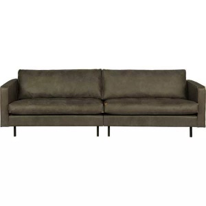 mutoni casual, Sofa Rodeo Classic 3 Sitzer Army, Sofa Rodeo Classic 3-Sitz 275 Recycling Leder Army