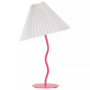 Beliani, Tischleuchte Aus Eisen Modern Alwero Unisex Pink ONE SIZE, Beliani - Tischleuchte aus Eisen Modern ALWERO, One Size, Orchidee