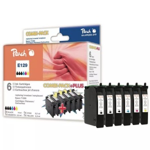 Peach, Peach Combi PackPLUS n zu T129 Tintenpatrone, Peach Tintenset Epson T1295 C, M, Y, 3x BK