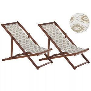 Beliani, Beliani Anzio Sonnenliege, Beliani - Liege aus Polyester Modern ANZIO, One Size, Perle