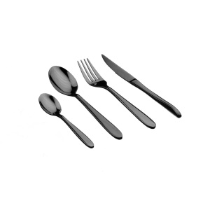 Bjorn, Besteck-set 24 Teile Kaja - Schwarz Unisex Schwarz 24x, Björn Kaja Besteck Set 24 tlg. Schwarz