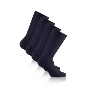 Rohner Socks, Rohner Socks Bambussocken Dunkelblau 2er-Pack, Rohner BASIC BAMBOU-35-38 35-38