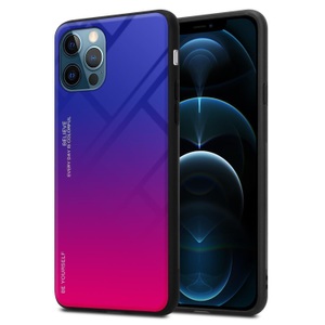 Cadorabo, Hülle für Apple iPhone 12 PRO MAX Zweifarbig, Cadorabo - Hülle für Apple iPhone 12 PRO MAX Zweifarbig, Lila
